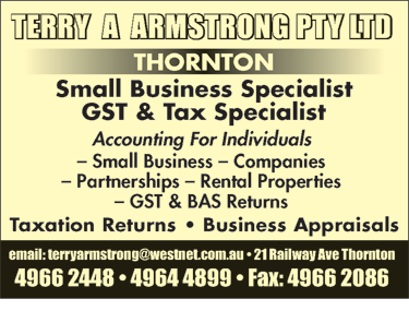 Terry A Armstrong Pty Ltd - Mackay Accountants 1