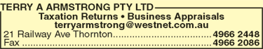 Terry A Armstrong Pty Ltd - Mackay Accountants 2