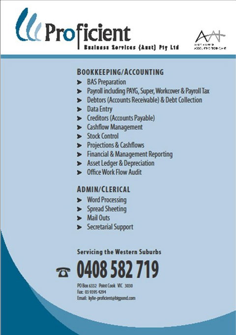 Proficient Business Services (Aust) Pty Ltd - Mackay Accountants 0