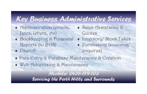Key Business Administrative Services - Mackay Accountants 0