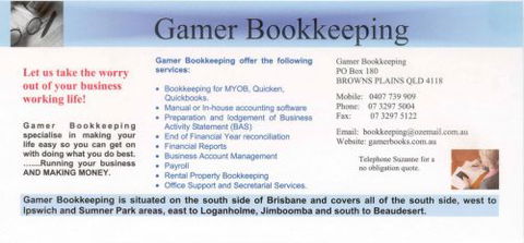 Gamer Bookkeeping - Mackay Accountants 0